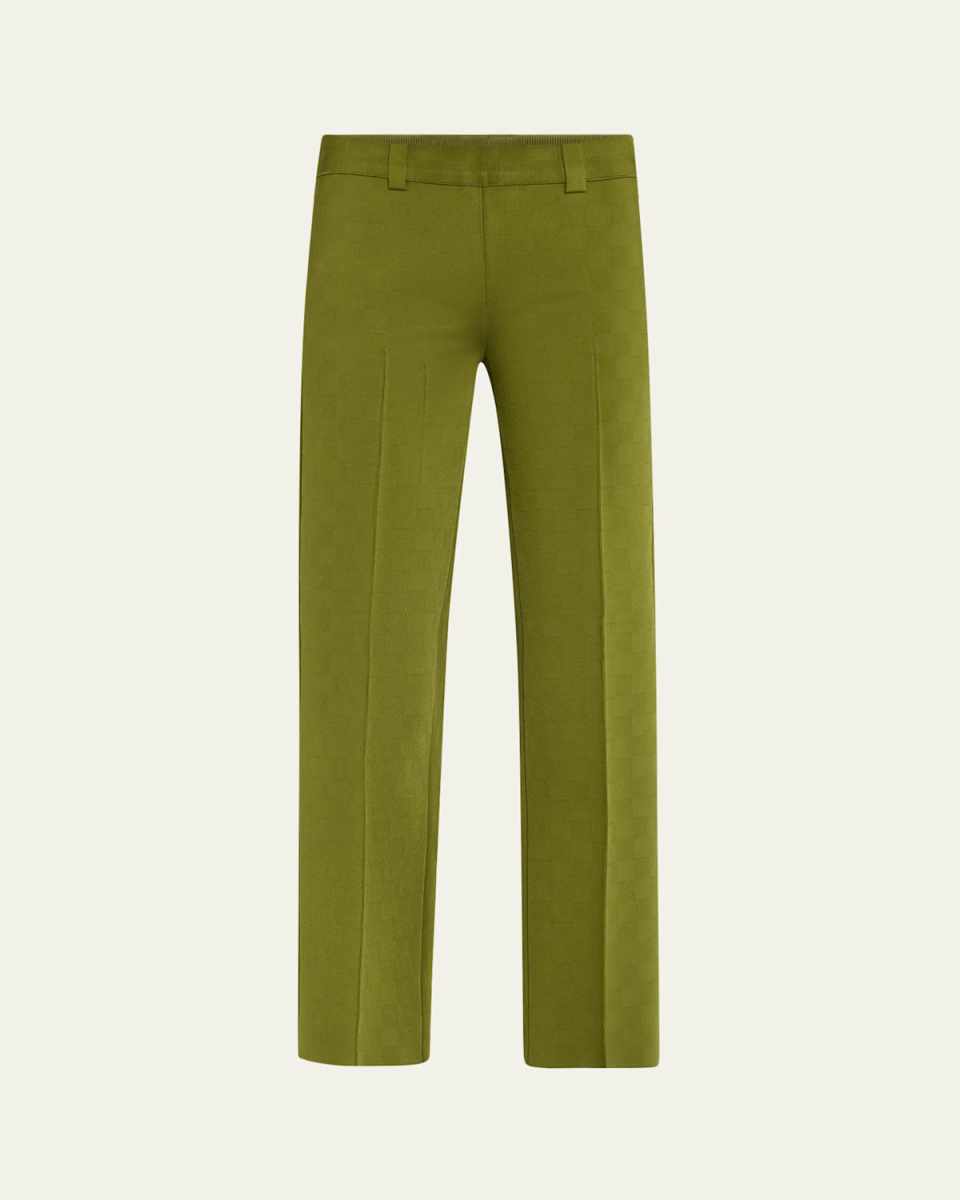 Nsfw Julep Jacquard Check Knit Pants